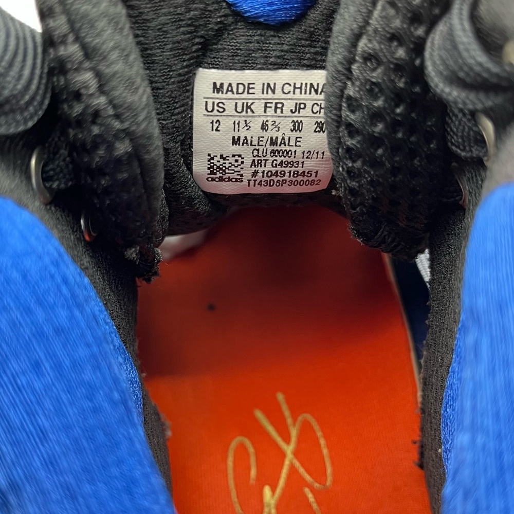 Adidas Derrick Rose- adizero Blue basketball shoes. Size 12 - Picture 8 of 11